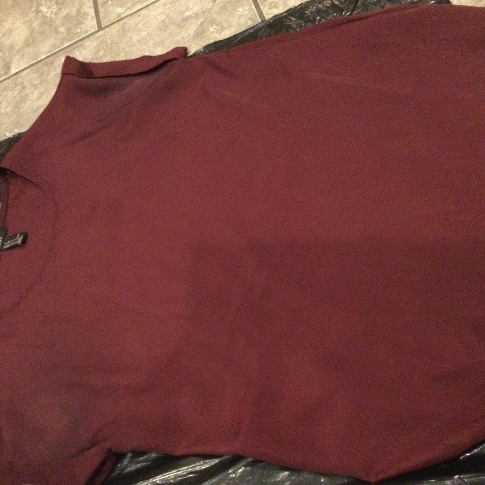 Burgundy Blouse